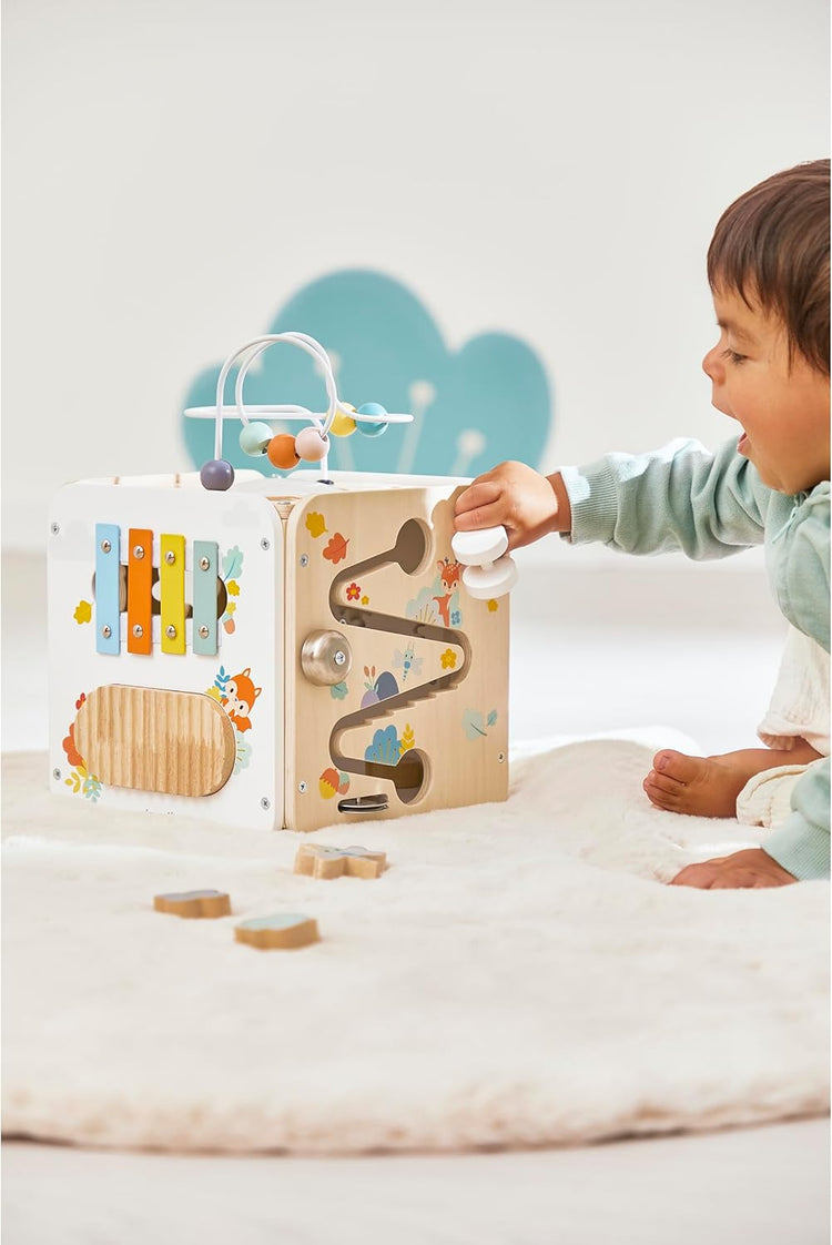 Janod Pure Large Multi-Activity Cube - 8 Activities and Loops