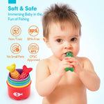 10-in-1 Montessori Cloth Fishing & Learning Toy
