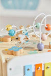 Janod Pure Large Multi-Activity Cube - 8 Activities and Loops