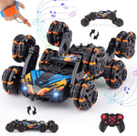 Cool 8 Wheels Hand Controlled RC Stunt Car Toys
