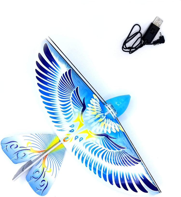 Self Flying eBird Blue Pigeon - Electronic Flying Bird Drone Toy