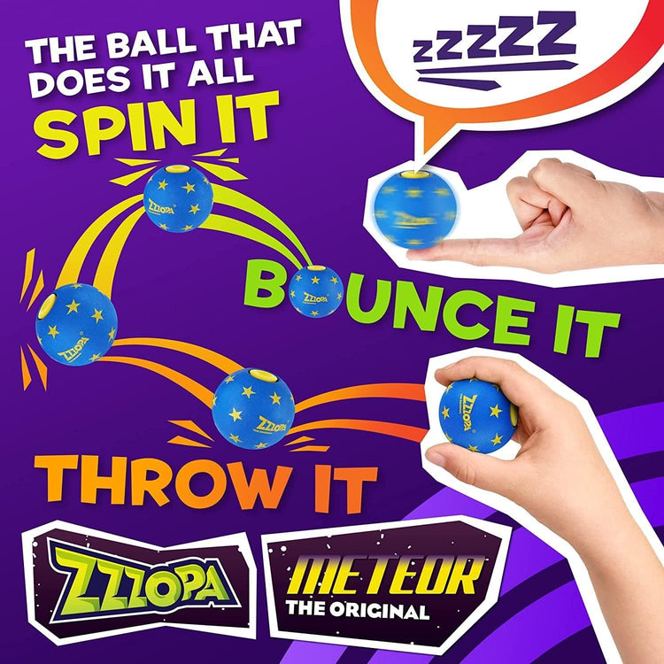Meteor Zzzopa Ball - Bounce it, Spin It, Fidget!