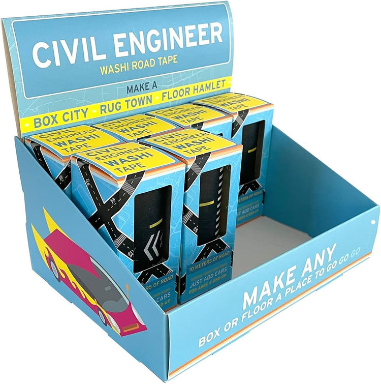 Civil Engineer Washi Tape - Build Roads on Your Floor