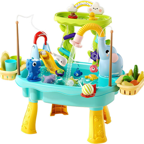 Kids Sensory Water Table with Electric Pump