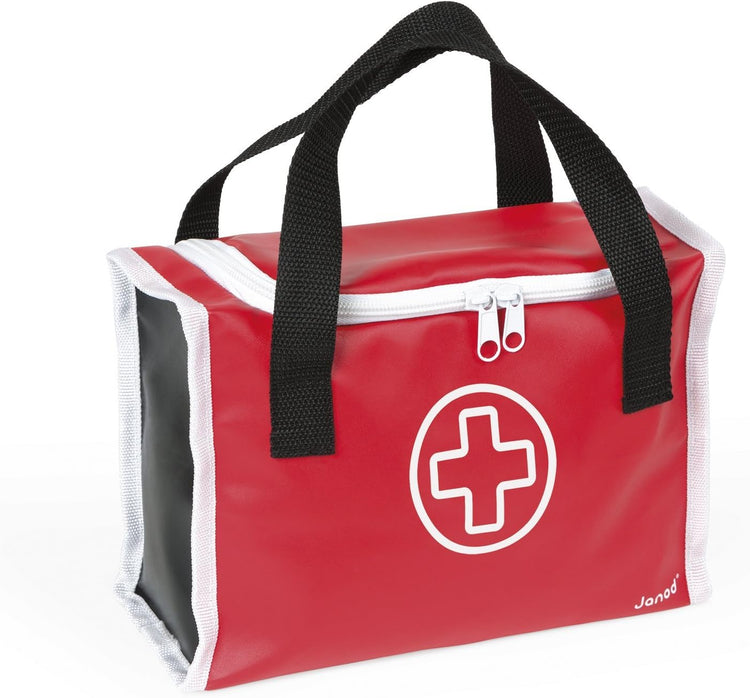 Janod My First Doctor Bag - 10 Wooden Medical Accessories