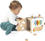 Janod Pure Large Multi-Activity Cube - 8 Activities and Loops