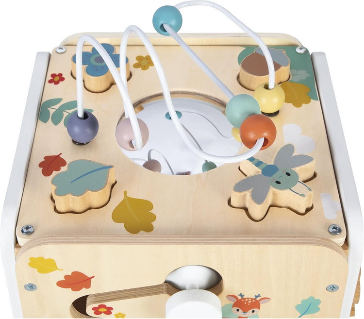 Janod Pure Large Multi-Activity Cube - 8 Activities and Loops