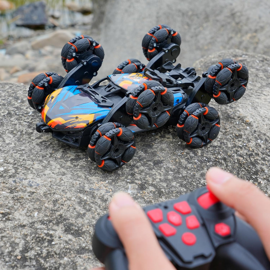 Cool 8 Wheels Hand Controlled RC Stunt Car Toys