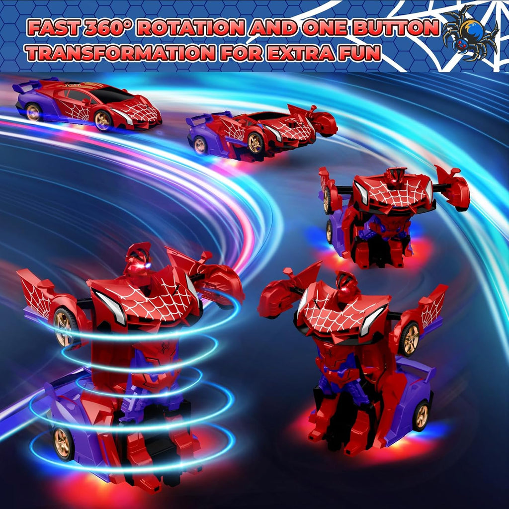 Spider Transforming RC Car with Lights