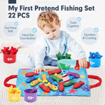 10-in-1 Montessori Cloth Fishing & Learning Toy