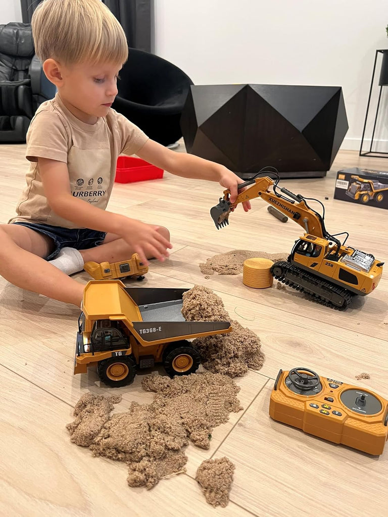 11-Channel RC Metal Excavator with Lights