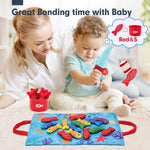 10-in-1 Montessori Cloth Fishing & Learning Toy