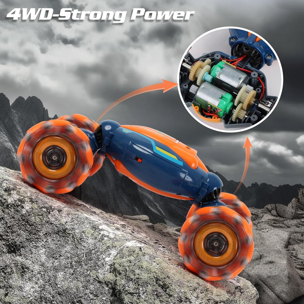 4WD Gesture Sensing RC Stunt Car with Lights & Music
