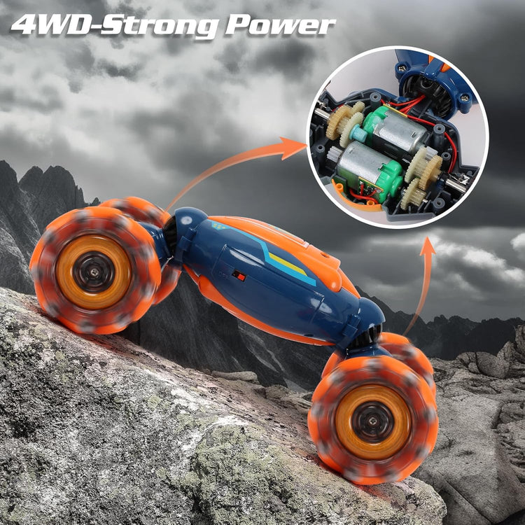 4WD Gesture Sensing RC Stunt Car with Lights & Music