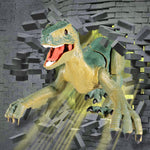 Remote Control Velociraptor Building Toy with Lights & Sounds for Kids
