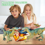Remote Control Velociraptor Building Toy with Lights & Sounds for Kids