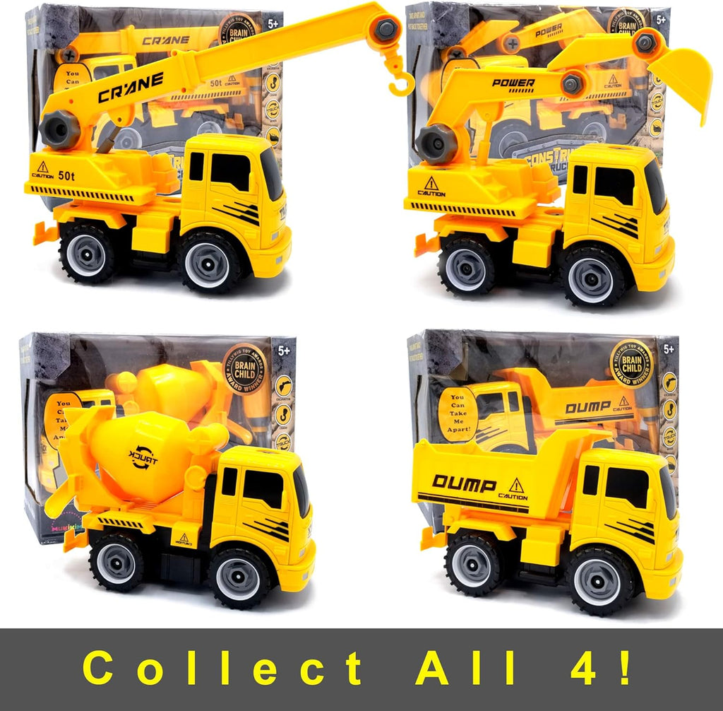 Construct A Truck Excavator - Take-Apart Build & Drive