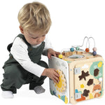 Janod Pure Large Multi-Activity Cube - 8 Activities and Loops