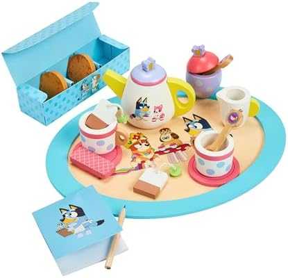 Bluey Wooden Tea Party Play Set (18 pcs)