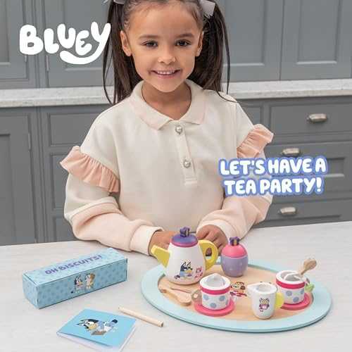 Bluey Wooden Tea Party Play Set (18 pcs)