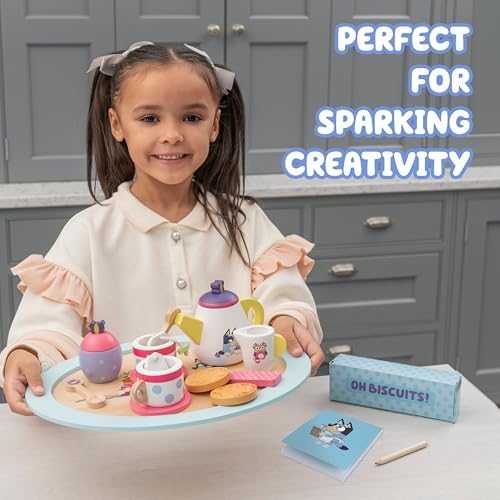 Bluey Wooden Tea Party Play Set (18 pcs)