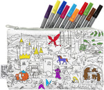 Coloring Fairytale Case - Knights & Dragons - eatsleepdoodle