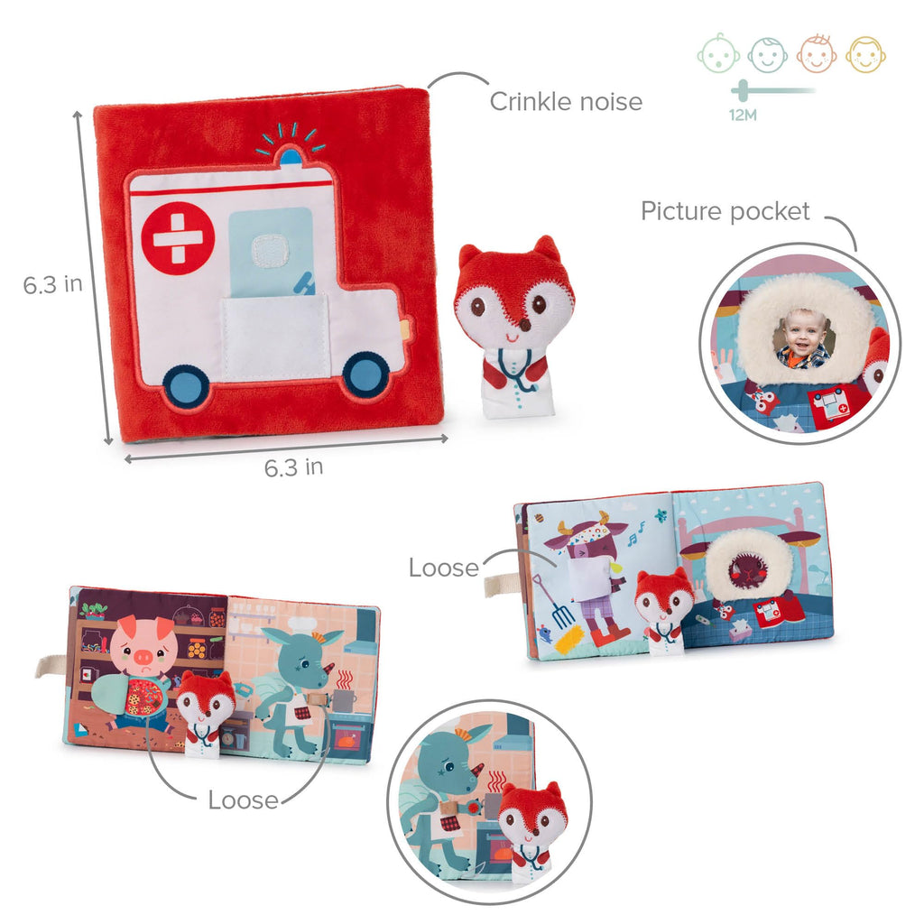 Lilliputiens Alice Doctor Book - Ambulance Care Adventures