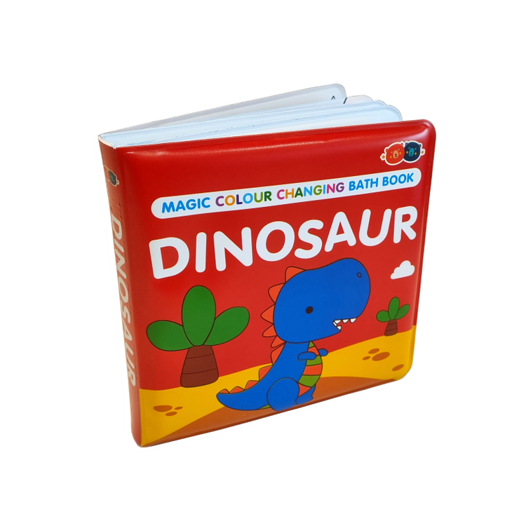 Buddy & Barney Dinosaur Bath Book - Colors Appear in Water