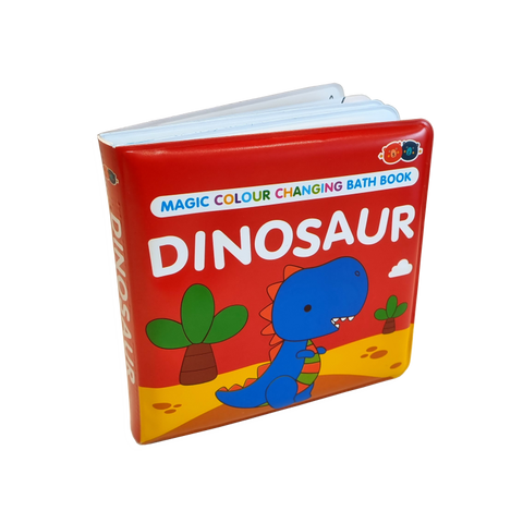 Buddy & Barney Dinosaur Bath Book - Colors Appear in Water