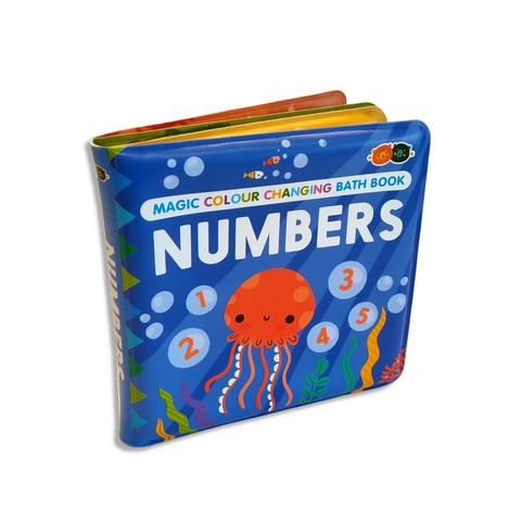 Buddy & Barney Numbers Bath Book - Colors Appear in Water