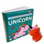 Buddy & Barney Unicorn Colour Changing Bath Book - Magical Water Fun
