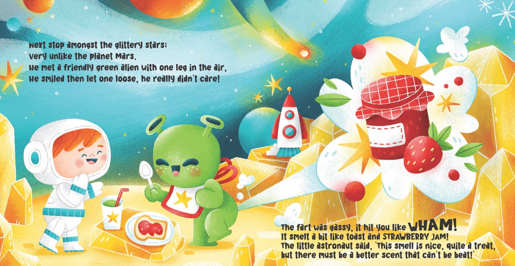 Buddy & Barney Farts in Space - Scratch & Sniff Book