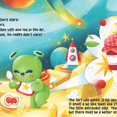 Buddy & Barney Farts in Space - Scratch & Sniff Book