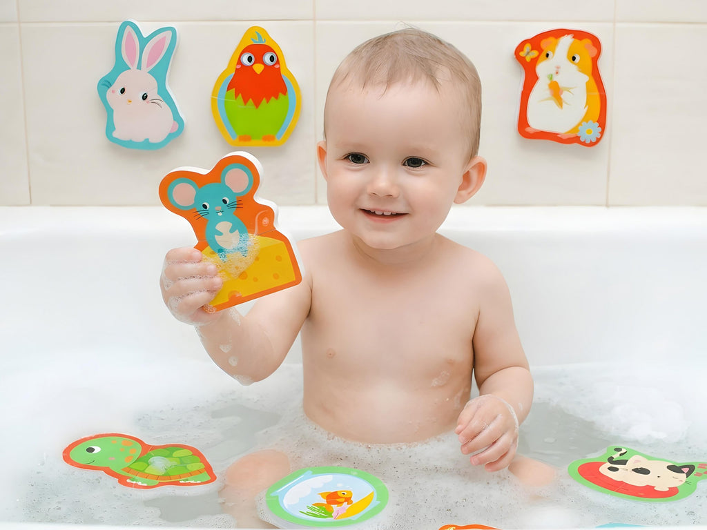 Playtime Pets Bath Puzzles - 2-Piece Pet Fun by Buddy & Barney