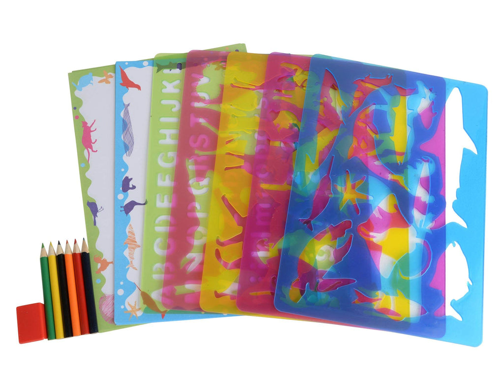 Buddy & Barney Big Box of Animal Stencils - 150+ Shapes