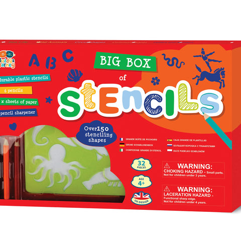 Buddy & Barney Big Box of Stencils - 150+ Shapes