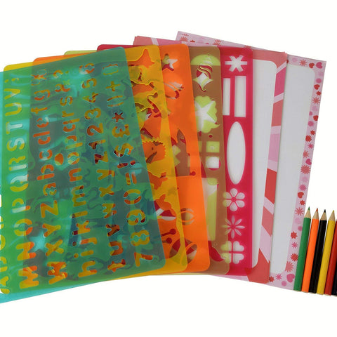 Buddy & Barney Big Box of Stencils - 150+ Shapes