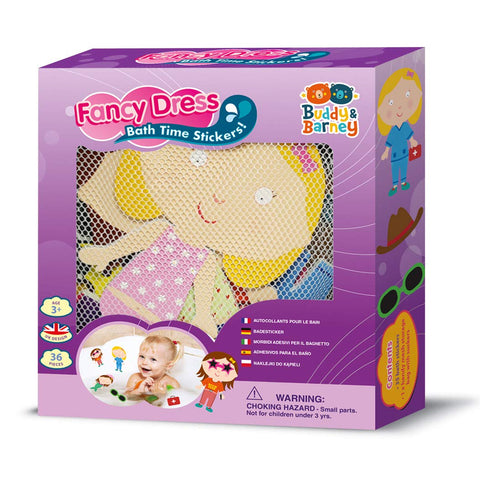 Buddy & Barney Fancy Dress - Bath Stickers