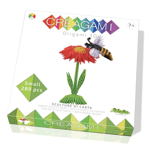 Bee Origami Set - 3D Modular Paper Sculpture Kit with 289 Pieces