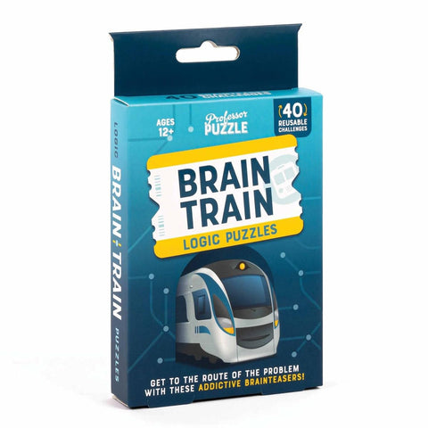 Brain Train Logic Puzzles - 40 Reusable STEM Cards