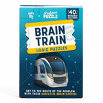 Brain Train Logic Puzzles - 40 Reusable STEM Cards