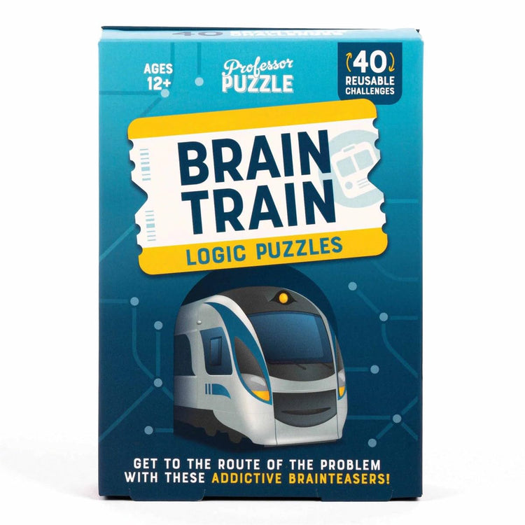 Brain Train Logic Puzzles - 40 Reusable STEM Cards