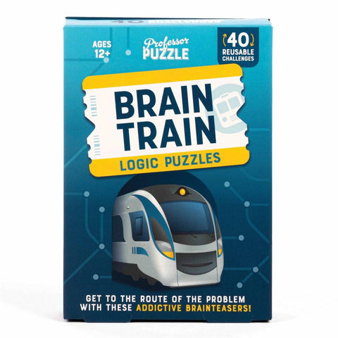 Brain Train Logic Puzzles - 40 Reusable STEM Cards