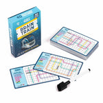 Brain Train Logic Puzzles - 40 Reusable STEM Cards