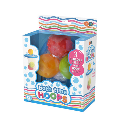Buddy & Barney Bath Basketball Hoop - 3 Soft Balls