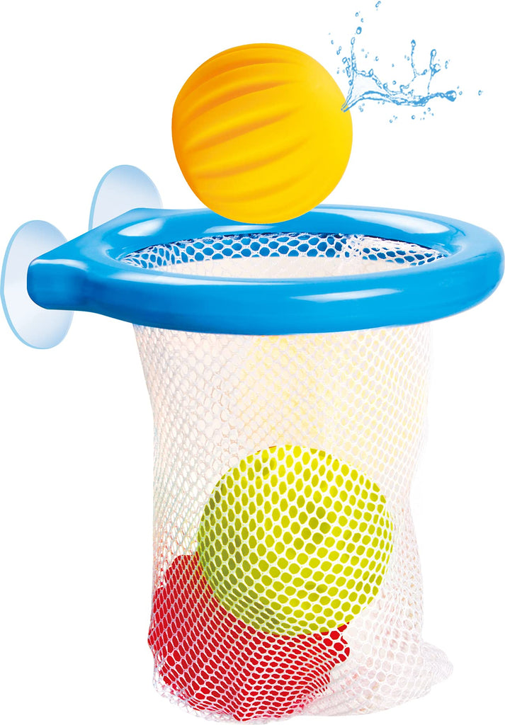 Buddy & Barney Bath Basketball Hoop - 3 Soft Balls