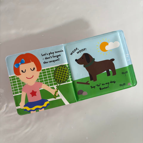 Buddy & Barney Bath Color Changing Book and Stickers - Dress Up