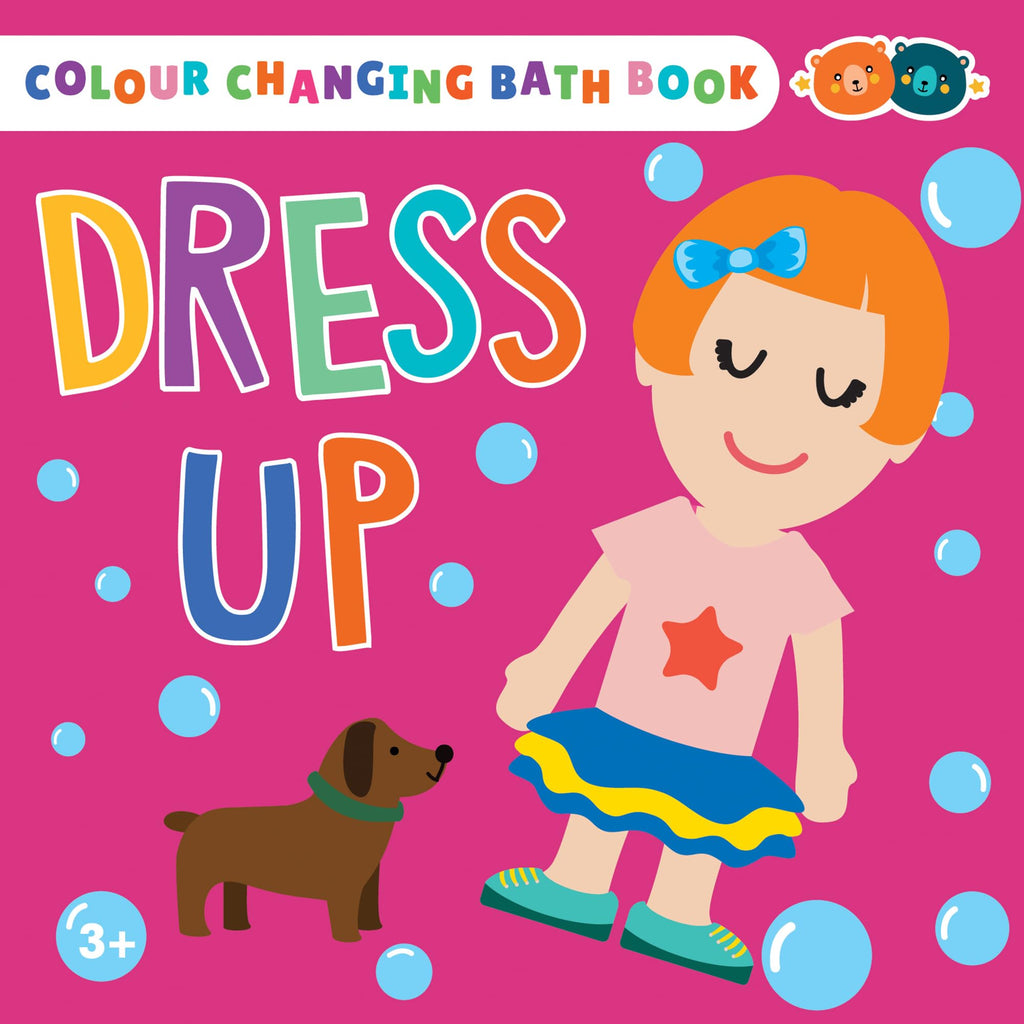 Buddy & Barney Bath Color Changing Book and Stickers - Dress Up