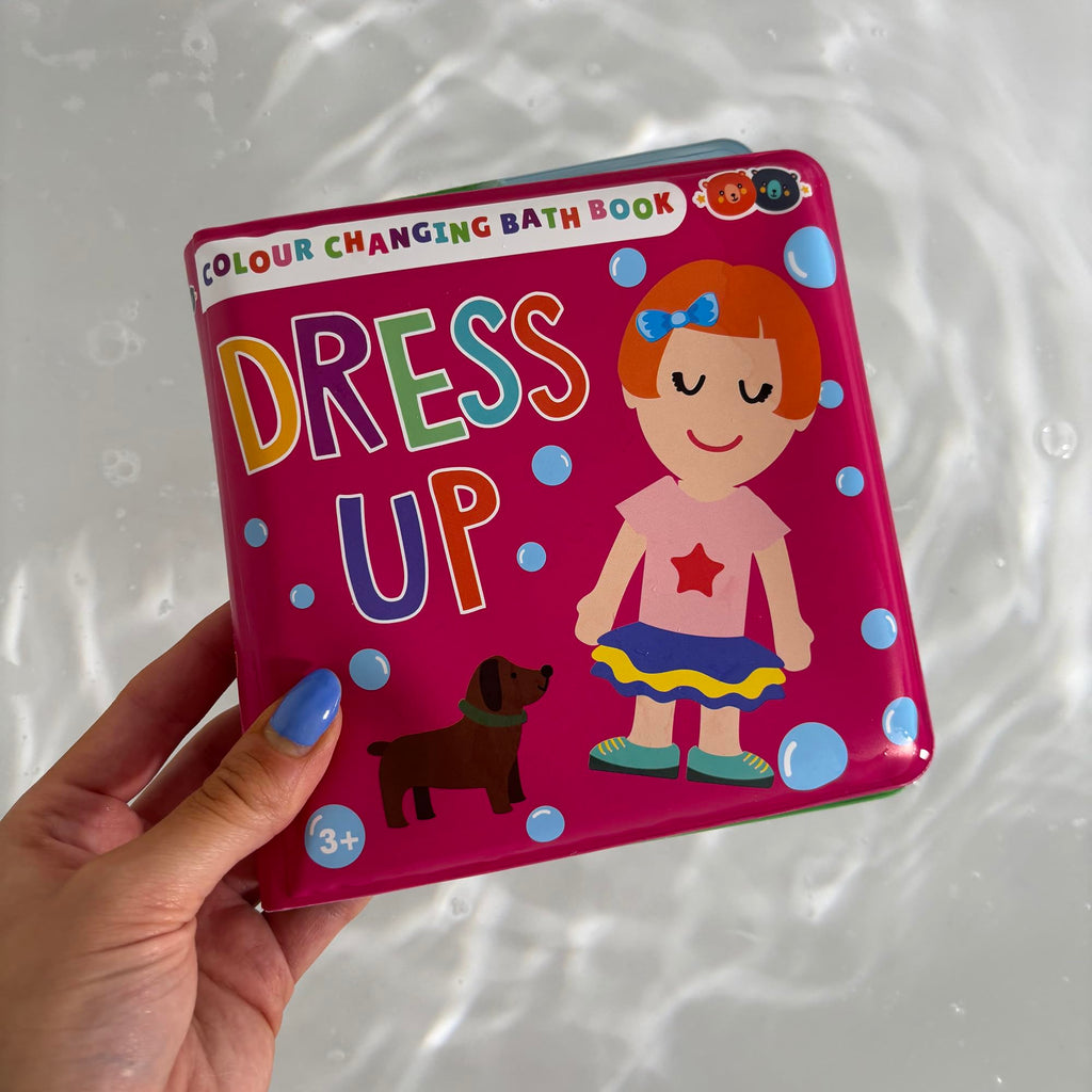 Buddy & Barney Bath Color Changing Book and Stickers - Dress Up