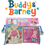 Buddy & Barney Bath Color Changing Book and Stickers - Dress Up